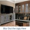 image:imagerabbitgoo Window Privacy Film Stained Glass Window Film Decorative Stickers Removable UV Sun Blocking Clings Door Coverings Diamond Pattern175 x 787 InchesPrism