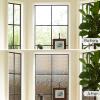 image:imagerabbitgoo Window Privacy Film with Installation Tools Stained Glass Window Film Rainbow Prism Decorative Glass Clings for Home Decor Static Cling Covering Sun Blocking 175 x 787Brown