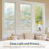image:imagerabbitgoo Window Privacy Film with Installation Tools Stained Glass Window Film Rainbow Prism Decorative Glass Clings for Home Decor Static Cling Covering Sun Blocking 175 x 787Rainbow Lines