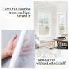 image:imagerabbitgoo Window Privacy Film with Installation Tools Stained Glass Window Film Rainbow Prism Decorative Glass Clings for Home Decor Static Cling Covering Sun Blocking 175 x 787Rainbow Lines