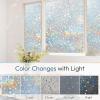 image:imagerabbitgoo Window Privacy Film with Installation Tools Stained Glass Window Film Rainbow Prism Decorative Glass Clings for Home Decor Static Cling Covering Sun Blocking 175 x 787Irregular