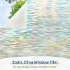 image:imagerabbitgoo Window Privacy Film with Installation Tools Stained Glass Window Film Rainbow Prism Decorative Glass Clings for Home Decor Static Cling Covering Sun Blocking 175 x 787Rainbow Lines