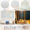image:imagerabbitgoo Window Privacy Film with Installation Tools Stained Glass Window Film Rainbow Prism Decorative Glass Clings for Home Decor Static Cling Covering Sun Blocking 175 x 787Clear