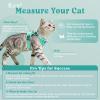 image:imagerabbitgoo Cat Harness and Leash Escape Proof Vest with 3 Adjustable Buckles Soft Comfortable Kitten Harness Easy to Wear Reflective for Safe Outdoor Walking Small GreenGreen