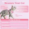 image:imagerabbitgoo Cat Harness and Leash Escape Proof Vest with 3 Adjustable Buckles Soft Comfortable Kitten Harness Easy to Wear Reflective for Safe Outdoor Walking Small GreenPink