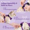 image:imagerabbitgoo Cat Harness and Leash Escape Proof Vest with 3 Adjustable Buckles Soft Comfortable Kitten Harness Easy to Wear Reflective for Safe Outdoor Walking Small GreenPurple