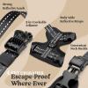 image:imagerabbitgoo Cat Harness and Leash Escape Proof Vest with 3 Adjustable Buckles Soft Comfortable Kitten Harness Easy to Wear Reflective for Safe Outdoor Walking Small GreenBlack