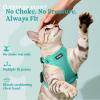 image:imagerabbitgoo Cat Harness and Leash Escape Proof Vest with 3 Adjustable Buckles Soft Comfortable Kitten Harness Easy to Wear Reflective for Safe Outdoor Walking Small GreenGreen