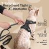 image:imagerabbitgoo Cat Harness and Leash Escape Proof Vest with 3 Adjustable Buckles Soft Comfortable Kitten Harness Easy to Wear Reflective for Safe Outdoor Walking Small GreenBlack