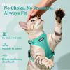 image:imagerabbitgoo Cat Harness and Leash Escape Proof Vest with 3 Adjustable Buckles Soft Comfortable Kitten Harness Easy to Wear Reflective for Safe Outdoor Walking Small GreenGreen