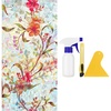 image:imagerabbitgoo Window Privacy Film Cosmos Flowers Pattern with Installation Tools Set