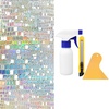 image:imagerabbitgoo Window Privacy Film Decorative Rainbow Window Cling 175 x 787