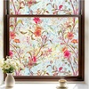 image:imagerabbitgoo Window Privacy Film Stained Glass Window Film Decorative 3D Rainbow Static Cling Colorful Decals UV Blocking NonAdhesive Coverings for Home Door Cosmos Flowers 175 x 787Cosmos