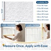 image:imagerabbitgoo Frosted Glass Window Privacy Film with Wave Effect Decorative Cling UV Sun Blocking Decals for Home Removable and Reusable 175 X 787 inchesRippled