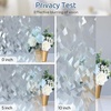 image:imagerabbitgoo One Way Privacy Window Film Window Tint for Home with Tools UV Blocking Heat Control Static Cling No Glue Daytime Privacy See Out Not in 175 Inch X 65 Feet Black SilverCrystal