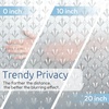 image:imagerabbitgoo One Way Privacy Window Film Window Tint for Home with Tools UV Blocking Heat Control Static Cling No Glue Daytime Privacy See Out Not in 175 Inch X 65 Feet Black SilverFrosted