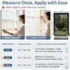image:imagerabbitgoo One Way Privacy Window Film Window Tint for Home with Tools UV Blocking Heat Control Static Cling No Glue Daytime Privacy See Out Not in 175 Inch X 65 Feet Black SilverBlack Silver