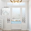 image:imagerabbitgoo One Way Privacy Window Film Window Tint for Home with Tools UV Blocking Heat Control Static Cling No Glue Daytime Privacy See Out Not in 175 Inch X 65 Feet Black SilverFrosted