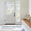 image:imagerabbitgoo One Way Privacy Window Film Window Tint for Home with Tools UV Blocking Heat Control Static Cling No Glue Daytime Privacy See Out Not in 175 Inch X 65 Feet Black SilverCrystal