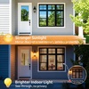 image:imagerabbitgoo One Way Privacy Window Film Window Tint for Home with Tools UV Blocking Heat Control Static Cling No Glue Daytime Privacy See Out Not in 175 Inch X 65 Feet Black SilverSilver