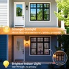 image:imagerabbitgoo One Way Privacy Window Film Window Tint for Home with Tools UV Blocking Heat Control Static Cling No Glue Daytime Privacy See Out Not in 175 Inch X 65 Feet Black SilverBlue Silver