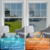 image:imagerabbitgoo One Way Privacy Window Film Window Tint for Home with Tools UV Blocking Heat Control Static Cling No Glue Daytime Privacy See Out Not in 175 Inch X 65 Feet Black SilverSilver