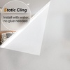 image:imagerabbitgoo Rainbow Window Film 175x787 Pure Frosted Glass Window Film 175x1181 inches