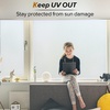 image:imagerabbitgoo Rainbow Window Film 175x787 Pure Frosted Glass Window Film 175x1181 inches