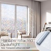 image:imagerabbitgoo Rainbow Window Privacy Film 295 x 787 inches rabbitgoo Window Tint Kit Tools