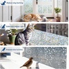 image:imagerabbitgoo Stained Glass Window Privacy Film Mosaic Pattern Frosted Glass Window Film Rainbow Decorative Sticker Static Cling UV Blocking Suncatcher for Home 175 X 787 InchesClear