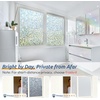 image:imagerabbitgoo Stained Glass Window Privacy Film Mosaic Pattern Frosted Glass Window Film Rainbow Decorative Sticker Static Cling UV Blocking Suncatcher for Home 175 X 787 InchesClear