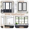 image:imagerabbitgoo Stained Glass Window Privacy Film Mosaic Pattern Frosted Glass Window Film Rainbow Decorative Sticker Static Cling UV Blocking Suncatcher for Home 175 X 787 InchesMatte White