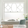 image:imagerabbitgoo Stained Glass Window Privacy Film Mosaic Pattern Frosted Glass Window Film Rainbow Decorative Sticker Static Cling UV Blocking Suncatcher for Home 175 X 787 InchesMatte White