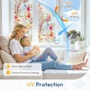 image:imagerabbitgoo Window Privacy Film Cosmos Flowers Pattern with Installation Tools Set