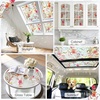 image:imagerabbitgoo Window Privacy Film Cosmos Flowers Pattern with Installation Tools Set