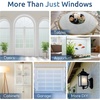 image:imagerabbitgoo Window Privacy Film Frosted Bamboo Pattern Removable UV Blocking Stained Glass Decals Covering Decorative Window Cling for Home 175 in X 131 Feet RegularPure
