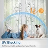 image:imagerabbitgoo Window Privacy Film Frosted Bamboo Pattern Removable UV Blocking Stained Glass Decals Covering Decorative Window Cling for Home 175 in X 131 Feet RegularRegular