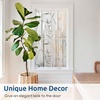 image:imagerabbitgoo Window Privacy Film Frosted Bamboo Pattern Removable UV Blocking Stained Glass Decals Covering Decorative Window Cling for Home 175 in X 131 Feet RegularRegular