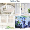 image:imagerabbitgoo Window Privacy Film Mosaic Window Rainbow Film 175 x 787 inches