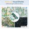 image:imagerabbitgoo Window Privacy Film Stained Glass Window Film Decorative 3D Rainbow Static Cling Colorful Decals UV Blocking NonAdhesive Coverings for Home Door Green Leaf 175 x 787Leaf