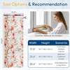 image:imagerabbitgoo Window Privacy Film Stained Glass Window Film Decorative 3D Rainbow Static Cling Colorful Decals UV Blocking NonAdhesive Coverings for Home Door Cosmos Flowers 175 x 787Cosmos