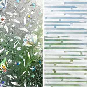 image:imagerabbitgoo Frosted Glass Window Film and Rainbow Tulip Film 175 x 787 inches