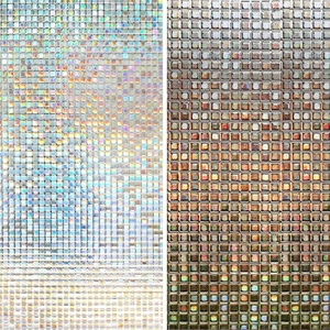 image:imagerabbitgoo Stained Glass Window Film Mosaic 175 x 787 inches