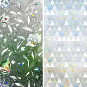 image:imagerabbitgoo Window Privacy Film Stained Glass Window Clings 175 x 787 rabbitgoo Rainbow Prism Window Film 175 x 787
