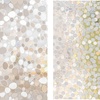 image:imagerabbitgoo Privacy Window Film 3D Rainbow Decorative Glass Clings Window Decals Pebble amp Circle 175 by 787 inches