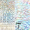 image:imagerabbitgoo Rainbow Window Film Mosaic 175 x 787 and Window Privacy Film with Installation Tools 175 x 787