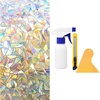 image:imagerabbitgoo Rainbow Window Privacy Film 118 x 1574 inches rabbitgoo Window Tint Kit Tools