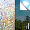 image:imagerabbitgoo Rainbow Window Privacy Film 175 x 785 inches rabbitgoo One Way Window Privacy Film with Tools