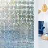 image:imagerabbitgoo Frosted Window Privacy Film 175x787 inches and Small Mosaic Window Film 175x787 inches
