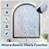image:imagerabbitgoo Rainbow Window Privacy Film 236 x 787 inches rabbitgoo Window Tint Kit Tools